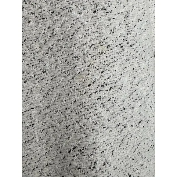 VGUC NIC+ZOE Plus Ribbon Trim Fringe Jacket Cream Navy Waffle size 3X READ - Picture 14 of 14